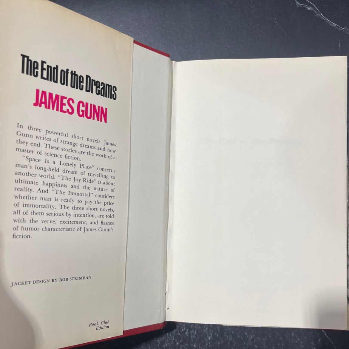 the end of the dreams book, by james gunn, 2002 Hardcover image 4