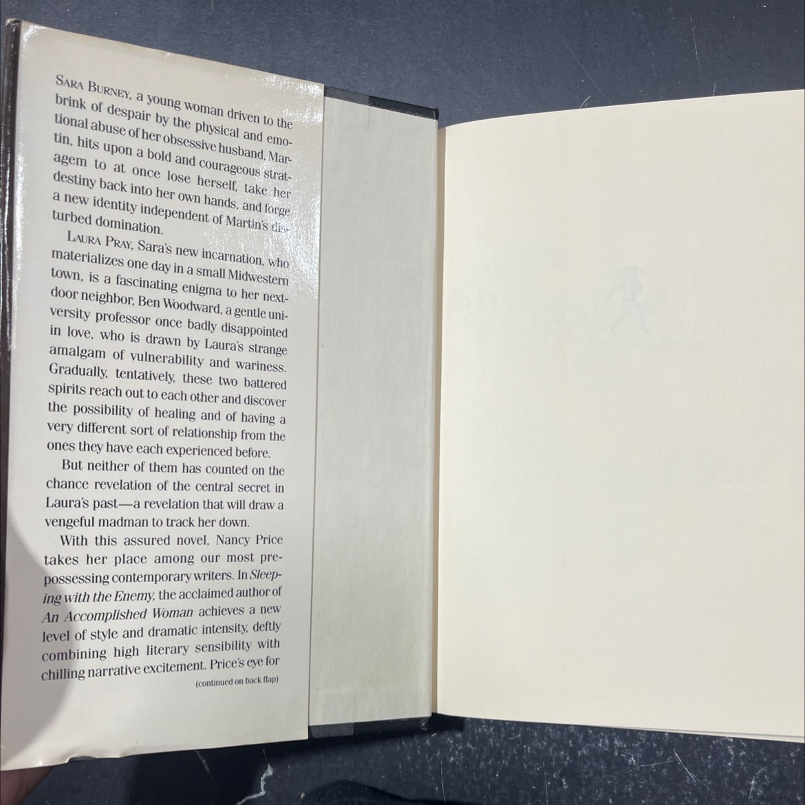 the enemy book, by Nancy Price, 1987 Hardcover image 4