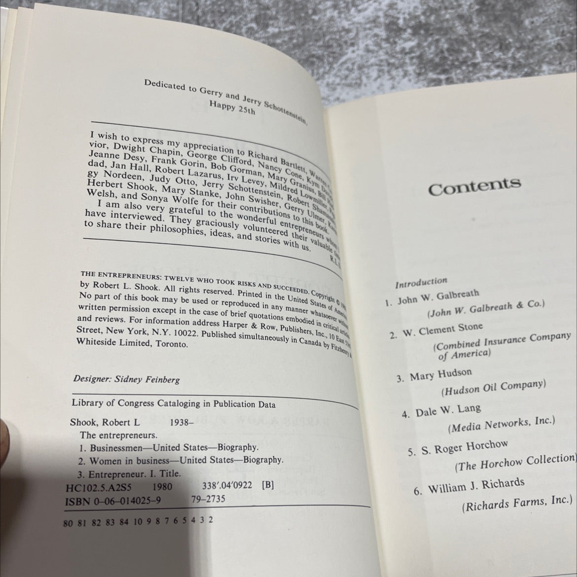 the entrepreneurs twelve who took risks and succeeded book, by robert l. shook, 1980 Hardcover image 3