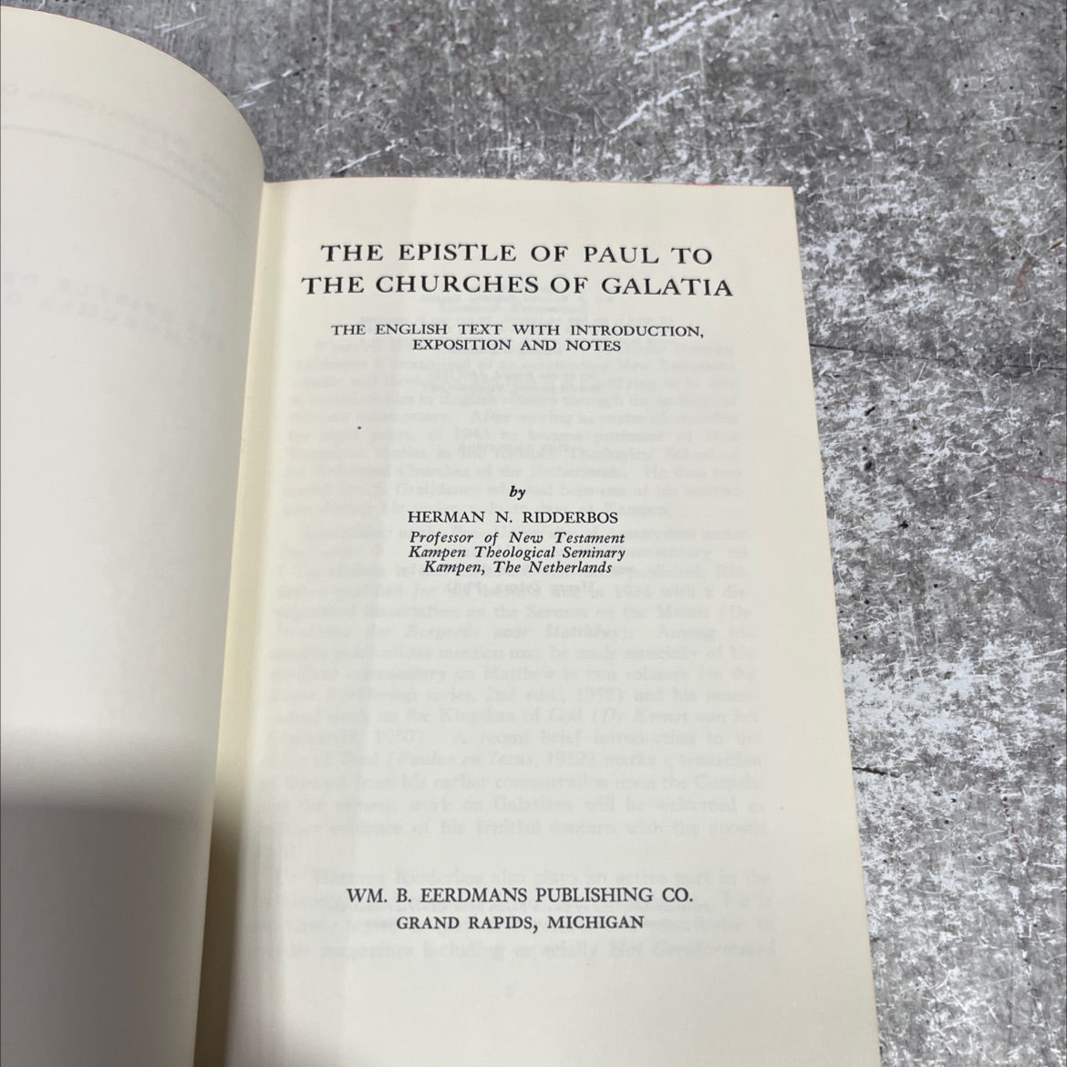 the epistle of paul to the churches of galatia the english text with introduction, exposition and notes book, by herman image 2