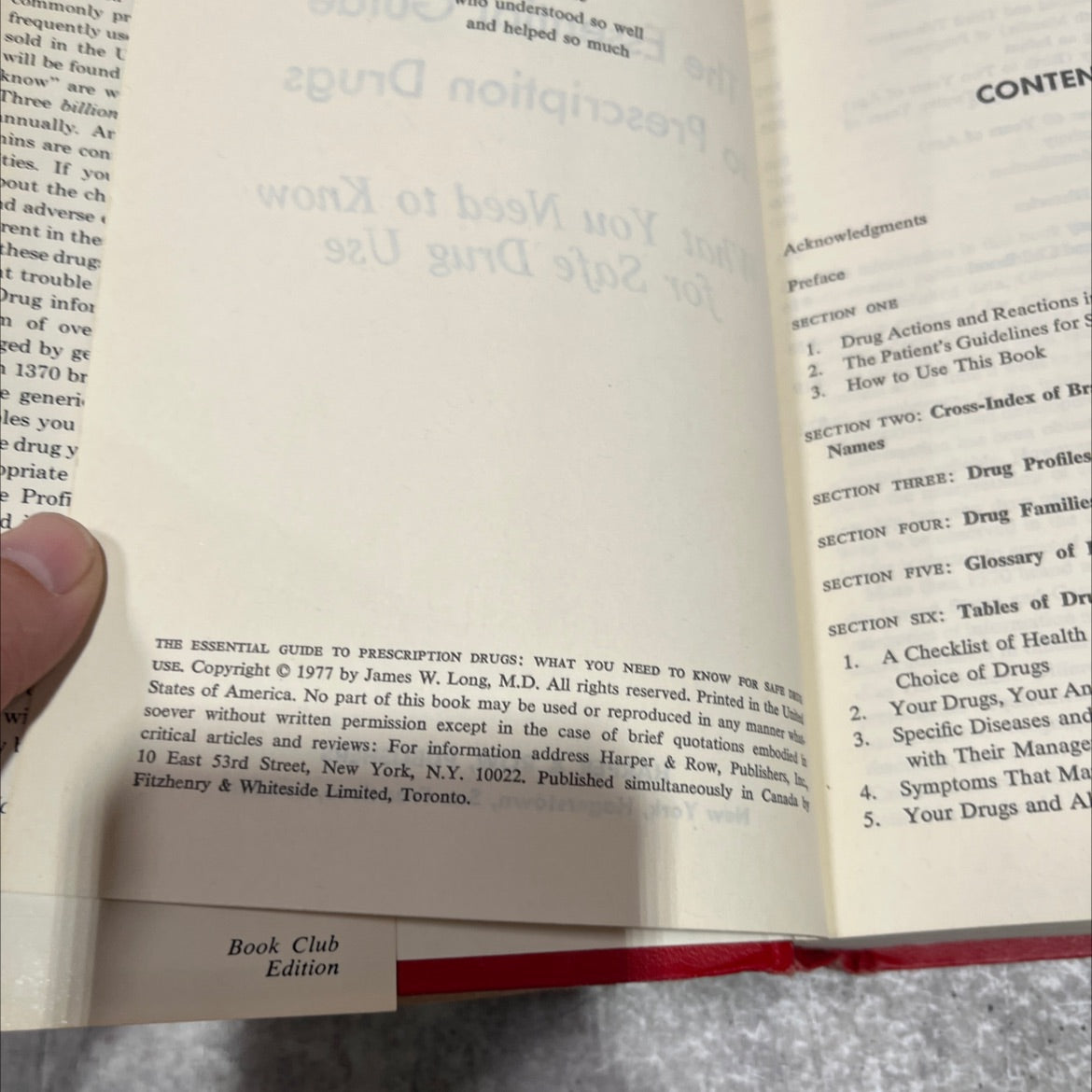 the essential guide to prescription drugs what you need to know for safe drug use book, by james w. long, m.d., 1977 image 3
