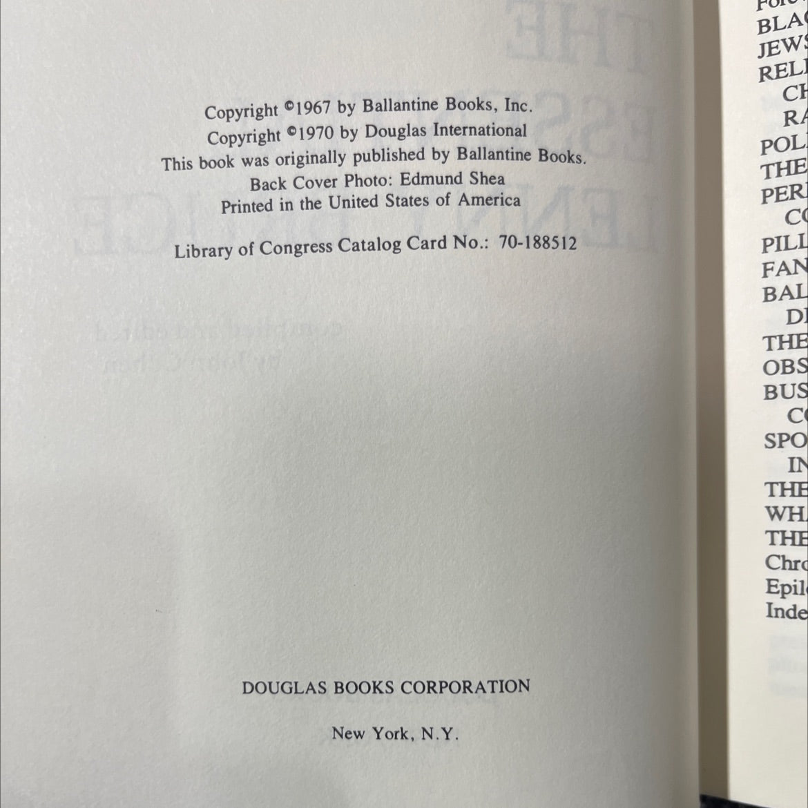 the essential lenny bruce book, by lenny bruce, 1970 Hardcover image 3