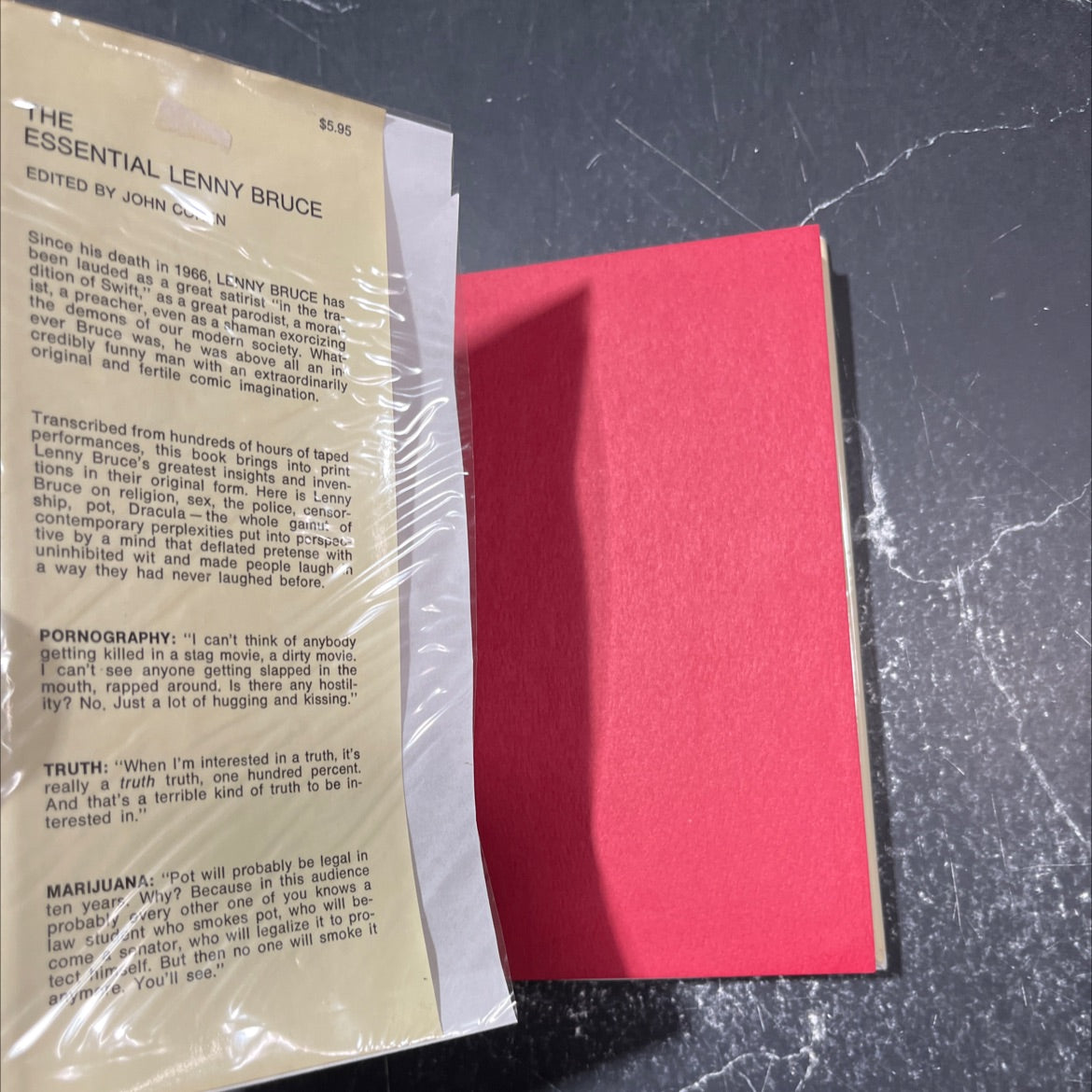 the essential lenny bruce book, by lenny bruce, 1970 Hardcover image 4