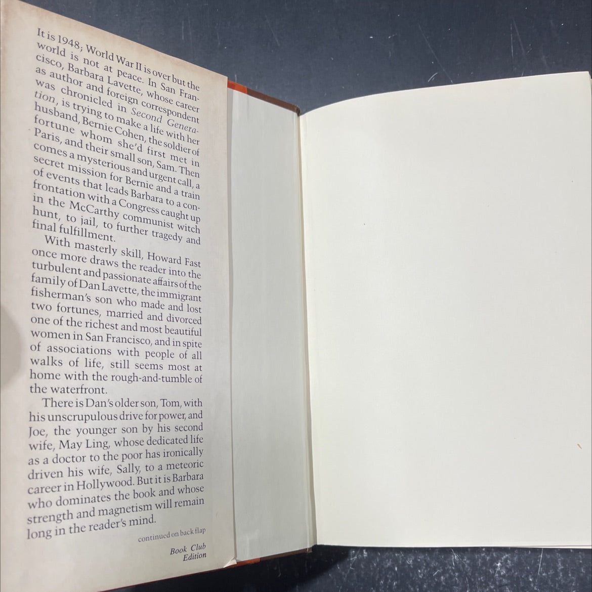 the establishment book, by howard fast, 1979 Hardcover image 4