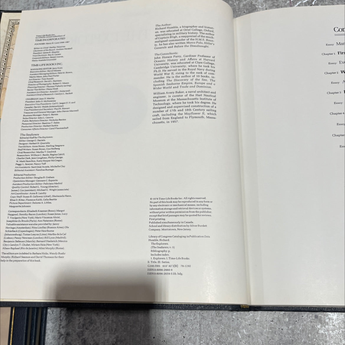 the explorers book, by Richard Humble, 1978 Hardcover image 3