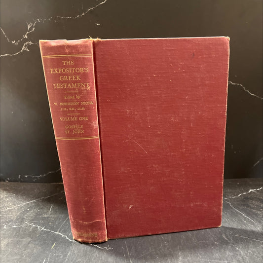 the expositor's greek testament the synoptic gospels book, by alexander balmain bruce, d.d., 1956 Hardcover image 1