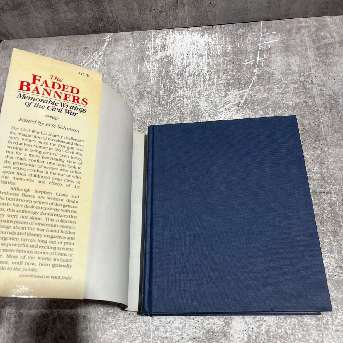 the faded banner a treasury of nineteenth-century civil war fiction book, by eric solomon, 1986 Hardcover image 4