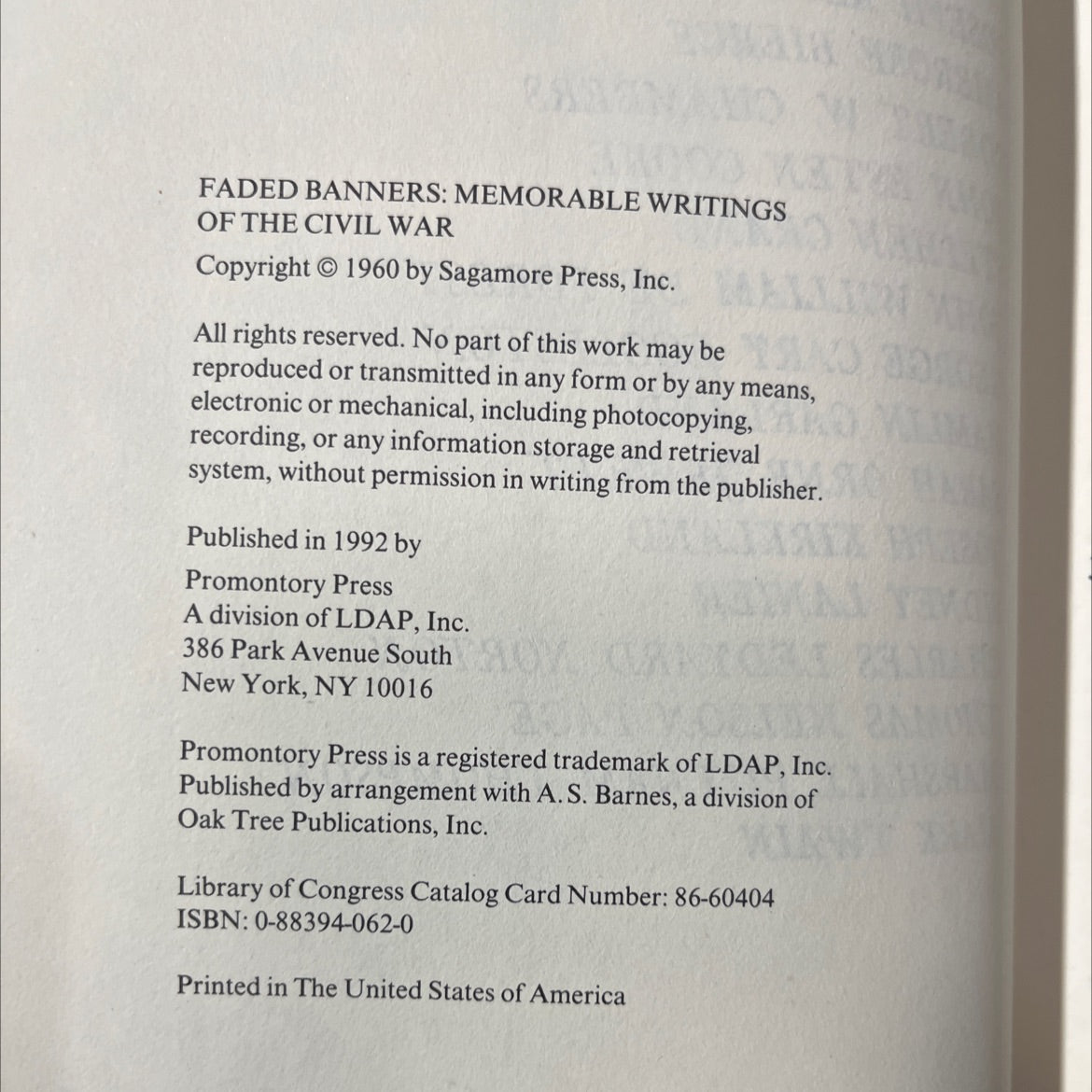 the faded banner a treasury of nineteenth-century civil war book, by eric solomon, 1992 Hardcover image 3