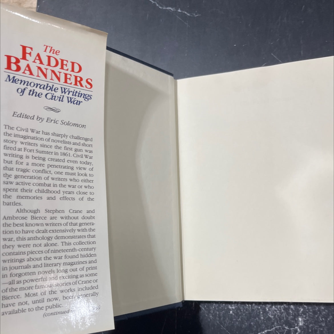 the faded banner a treasury of nineteenth-century civil war book, by eric solomon, 1992 Hardcover image 4