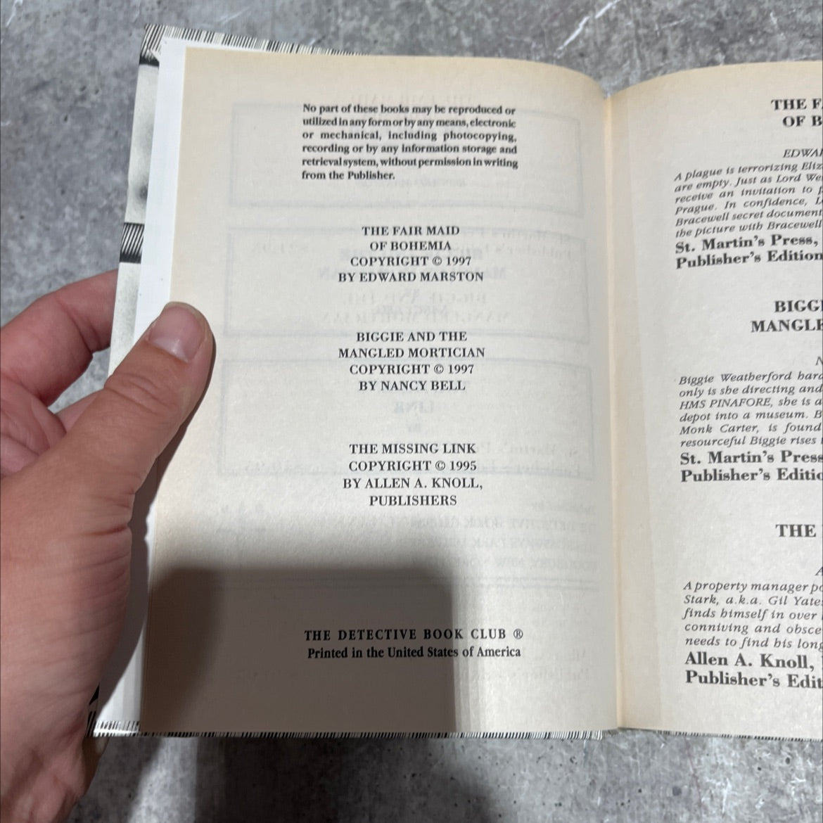 the fair maid of bohemia book, by edward marston, 1997 Hardcover image 3