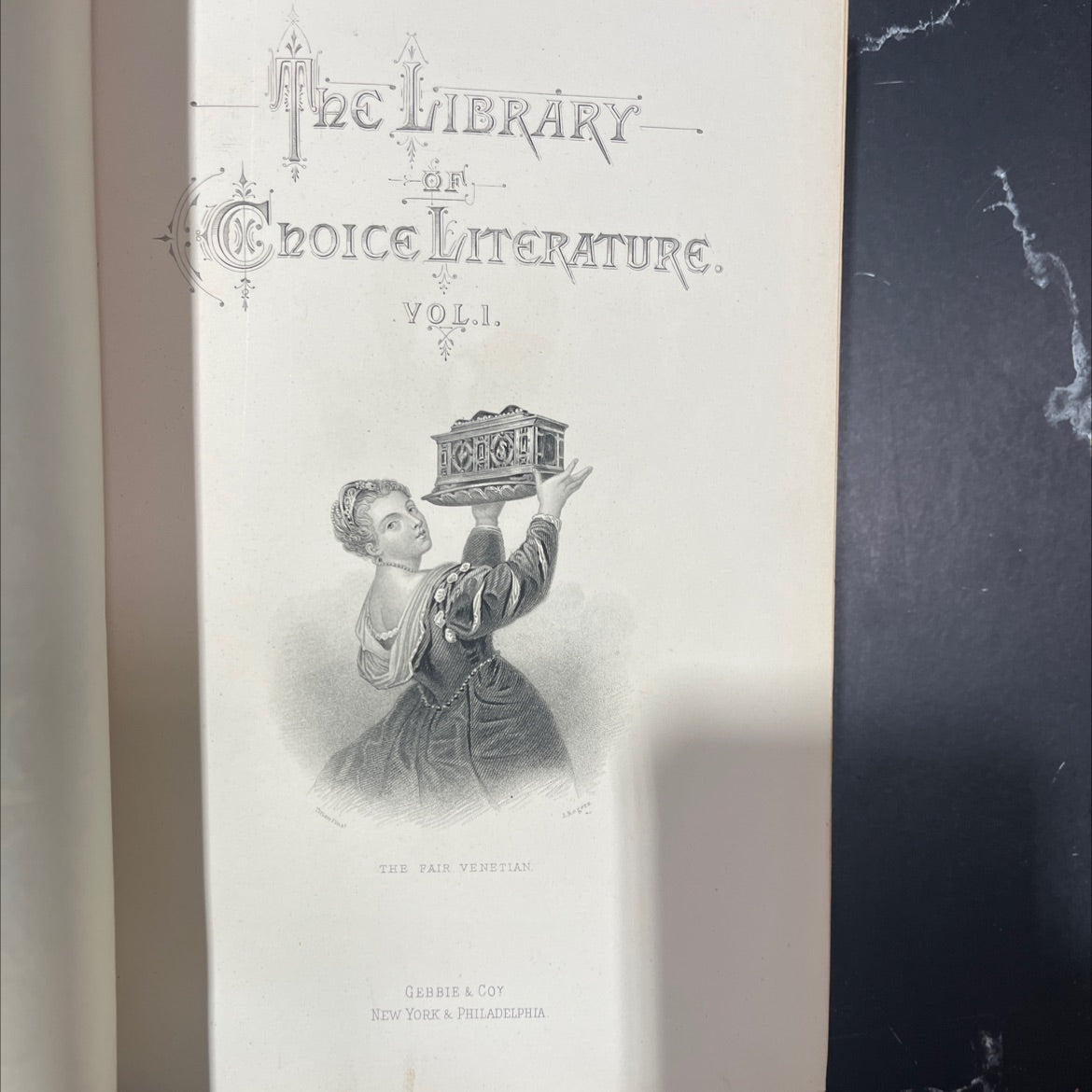 the fair venetian book, by Ainsworth R. Spofford, Charles Gibbon, 1882 Hardcover image 2
