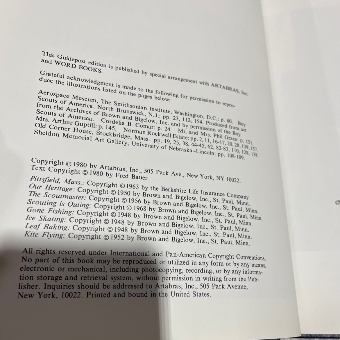 the faith of america book, by Fred Bauer, 1980 Hardcover image 3