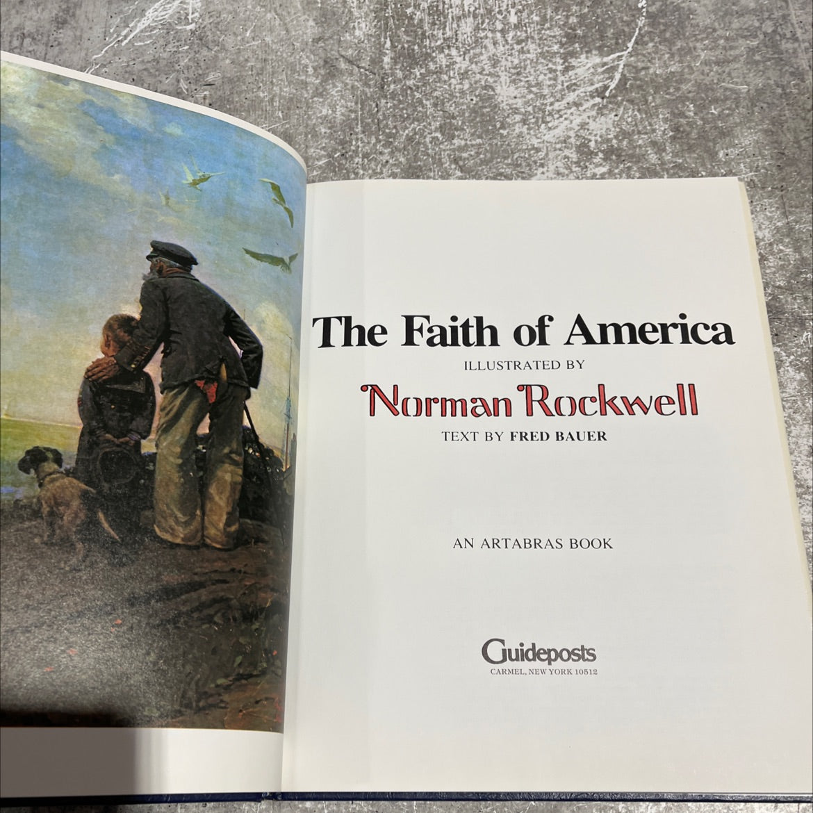 the faith of america book, by Fred Bauer, 1980 Hardcover image 2