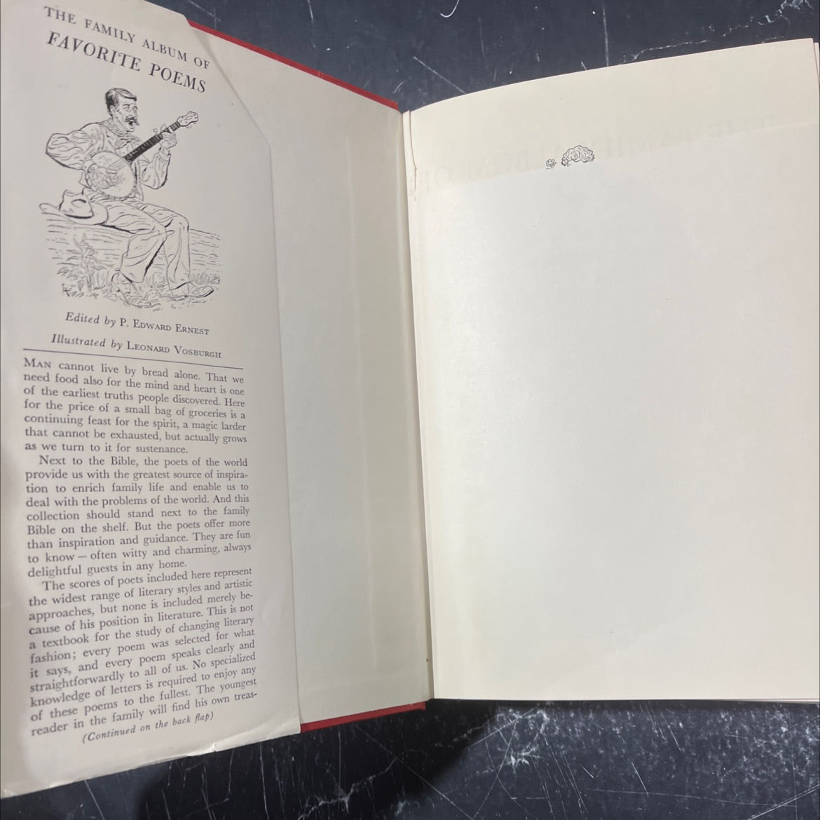 the family album of favorite poems book, by p. edward ernest, 1959 Hardcover image 4