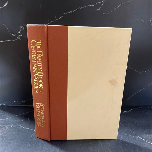 the family book of christian values book, by stuart and jill briscoe, 1995 Hardcover image 1