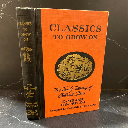 the family treasury of children's stories book, by pauline rush evans, 1956 Hardcover image 1