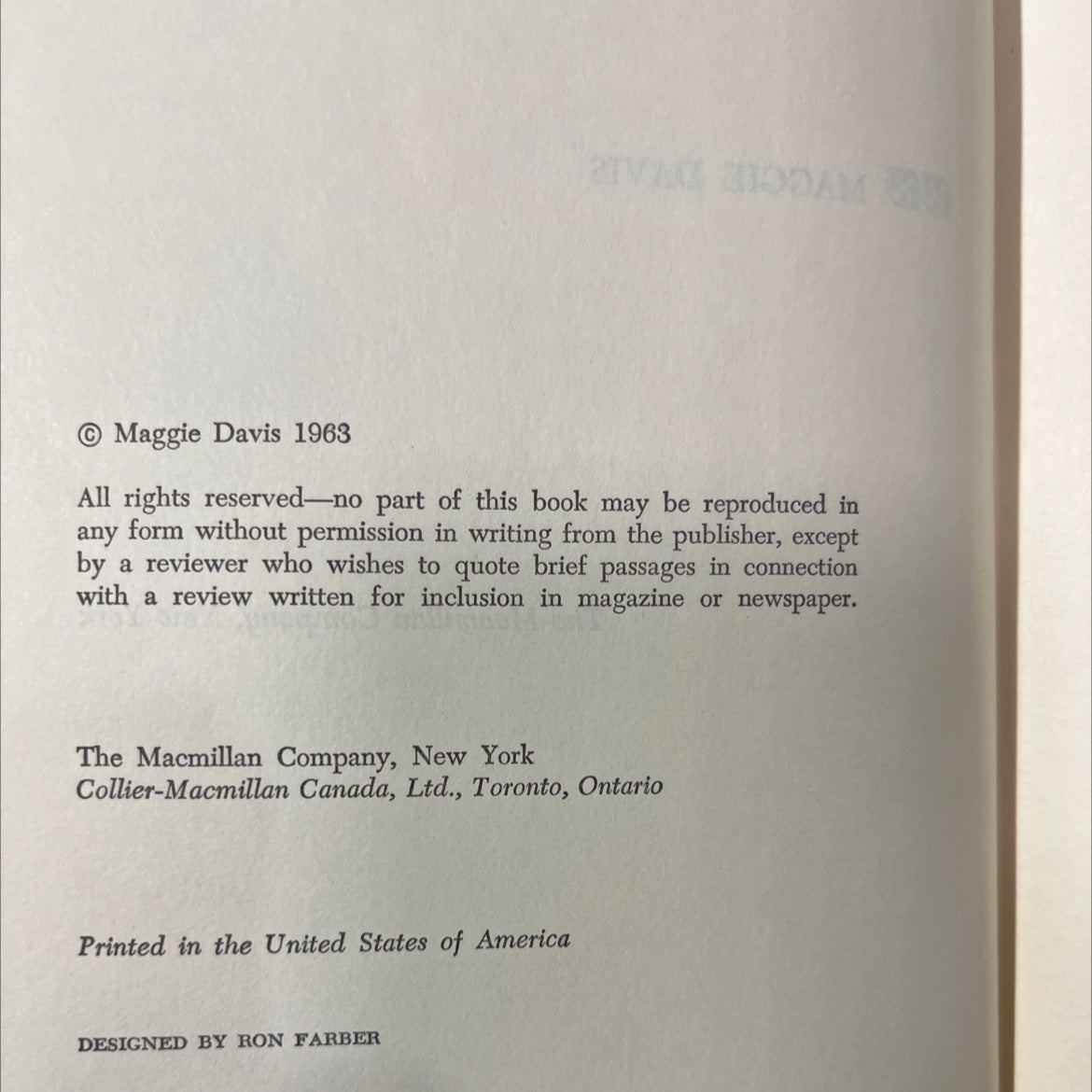 the far side of home book, by maggie davis, 1963 Hardcover image 3