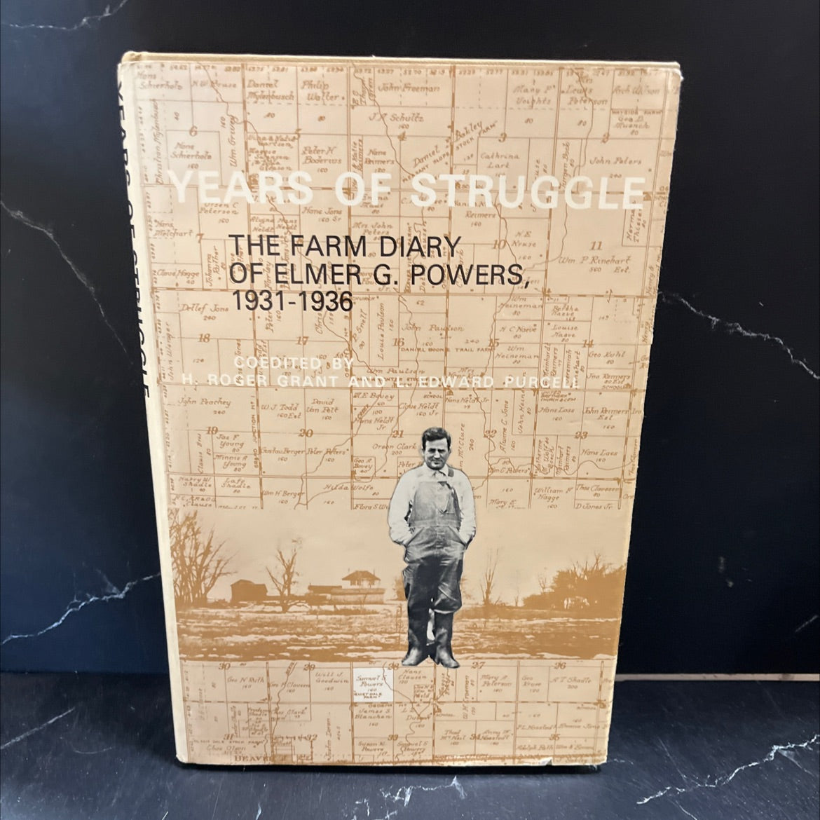 the farm diary of coedited by years of struggle book, by elmer g. powers, 1976 Hardcover image 1