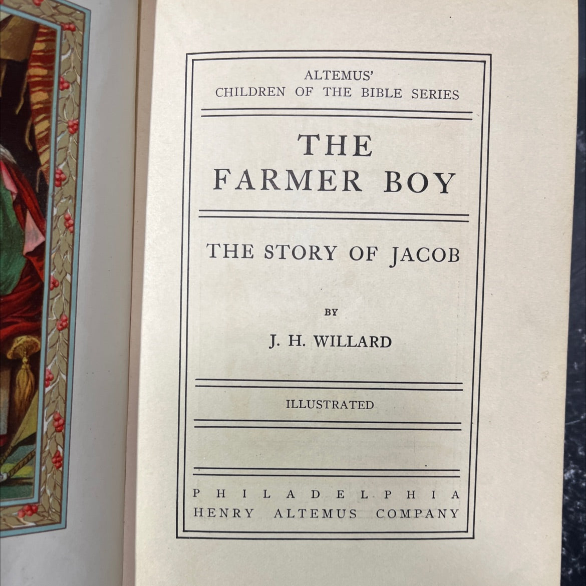 the farmer boy the story of jacob book, by j. h. willard, 1905 Hardcover image 2
