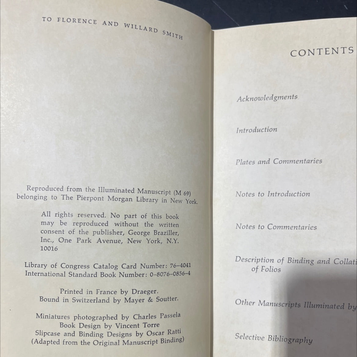 the farnese hours book, by webster smith, 1976 Hardcover image 3