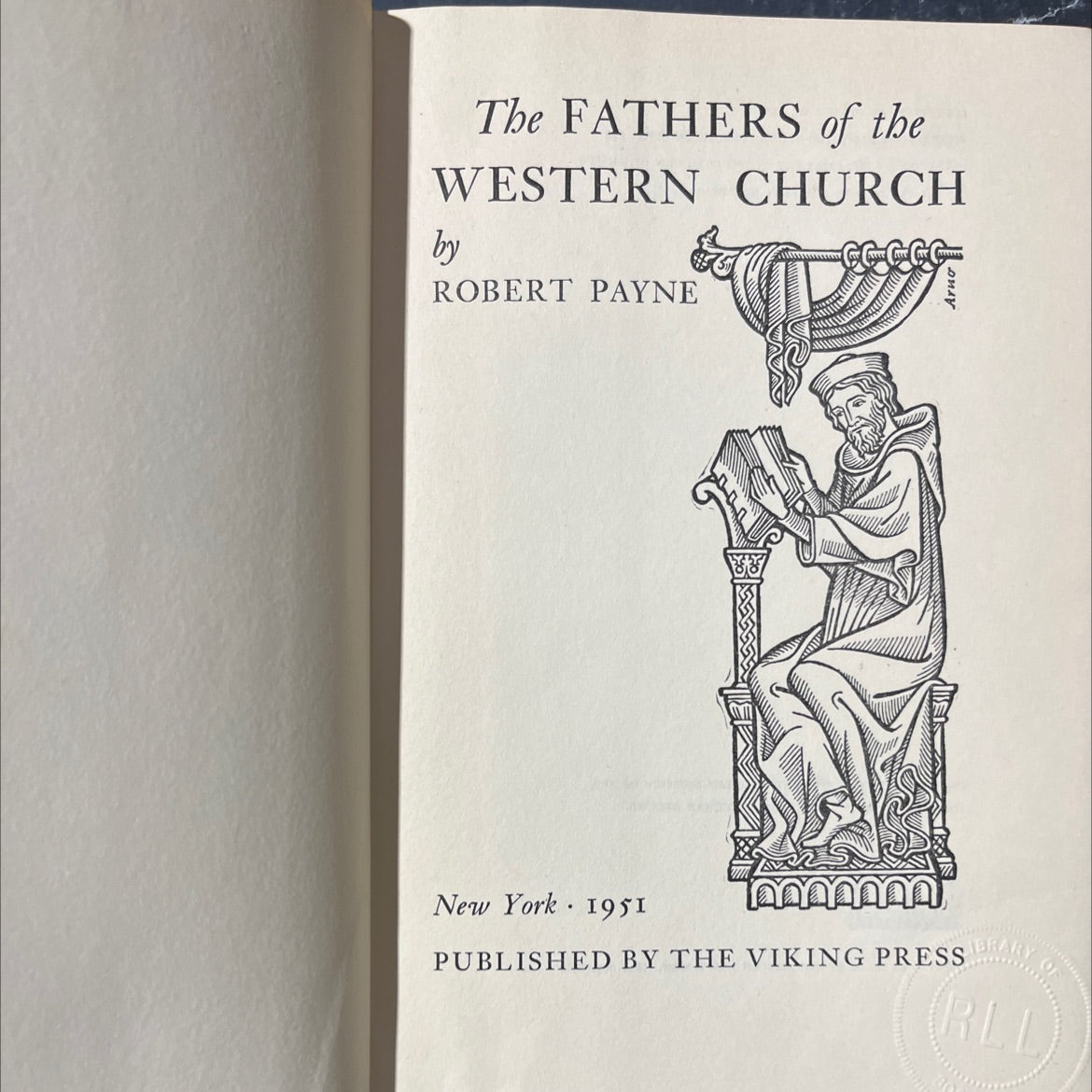 the fathers of the western church book, by robert payne, 1951 Hardcover image 2