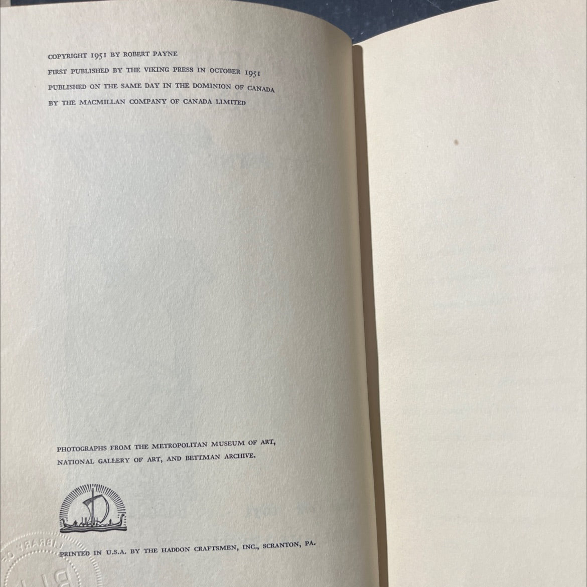 the fathers of the western church book, by robert payne, 1951 Hardcover image 3