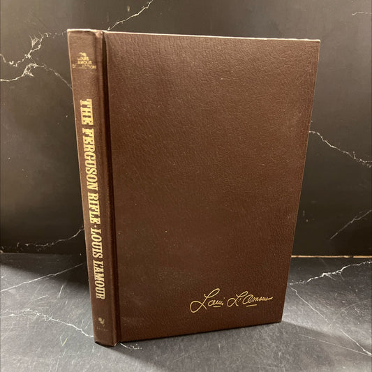 the ferguson rifle book, by louis l'amour, 1973 Leather image 1