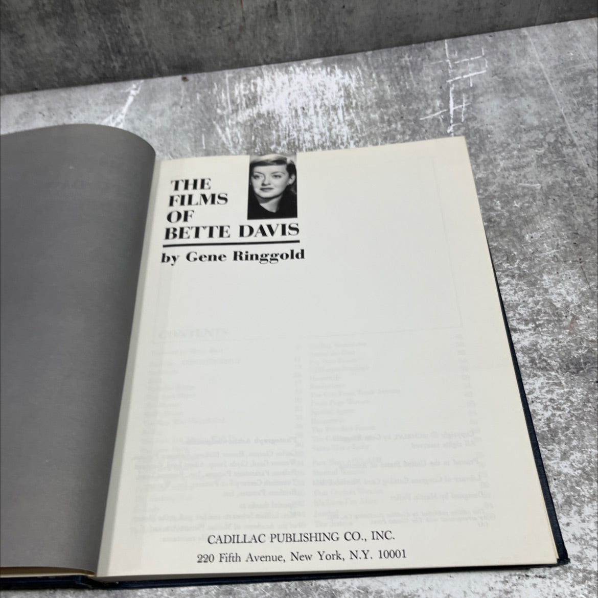 the films of bette davis book, by gene ringgold, 1946 Hardcover image 2