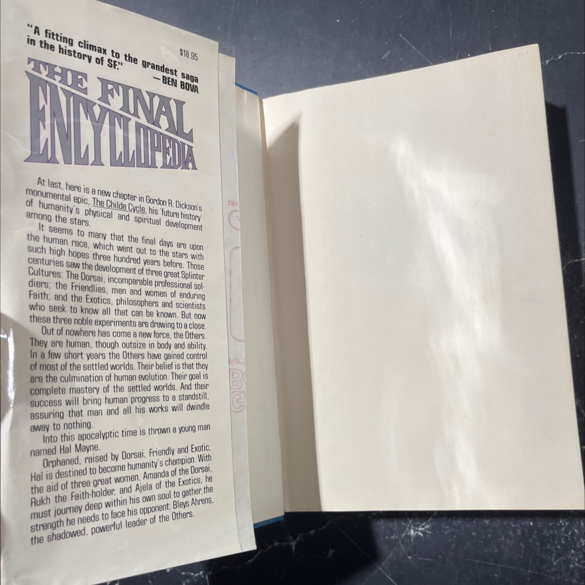 the final encyclopedia book, by Gordon R. Dickson, 1984 Hardcover image 4