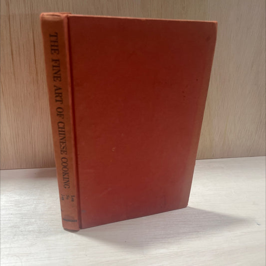 the fine art of chinese cooking book, by dr. lee su jan and may lee, 1962 Hardcover, Vintage image 1