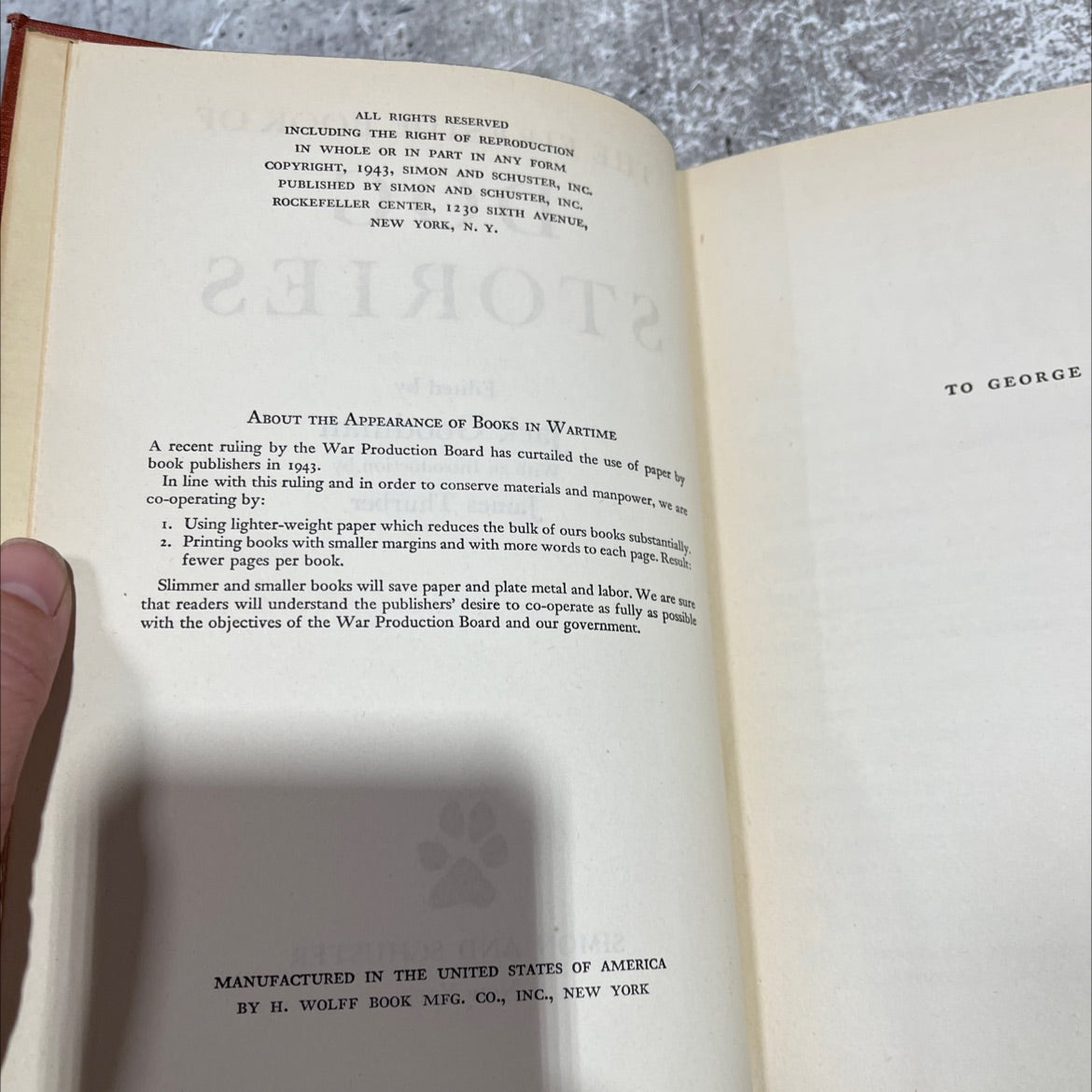 the fireside book of dog stories book, by jack goodman, 1943 Hardcover image 3