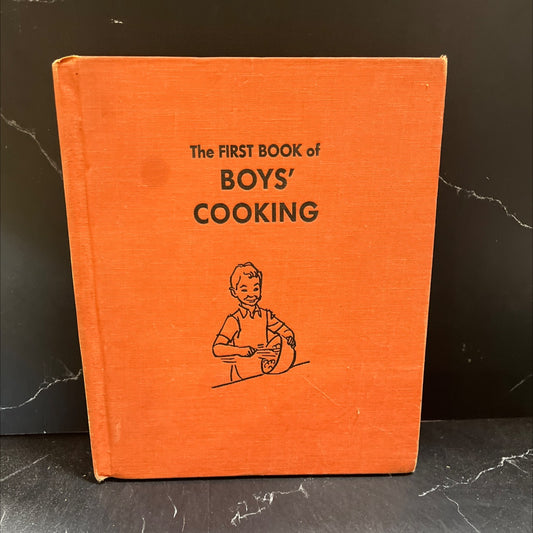 the first book of boys' cooking fw book, by jerrold beim, 1962 Hardcover image 1