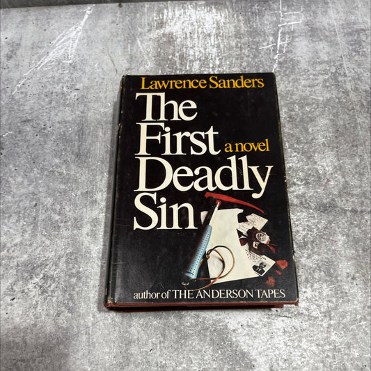 the first deadly sin book, by lawrence sanders, 1973 Hardcover image 1