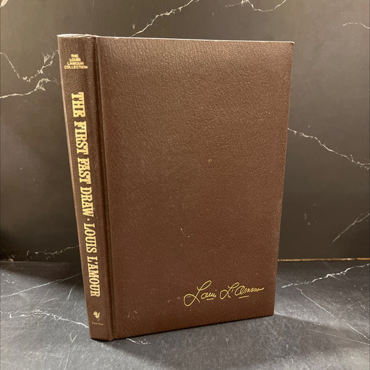the first fast draw book, by louis l'amour, 1981 Leather image 1