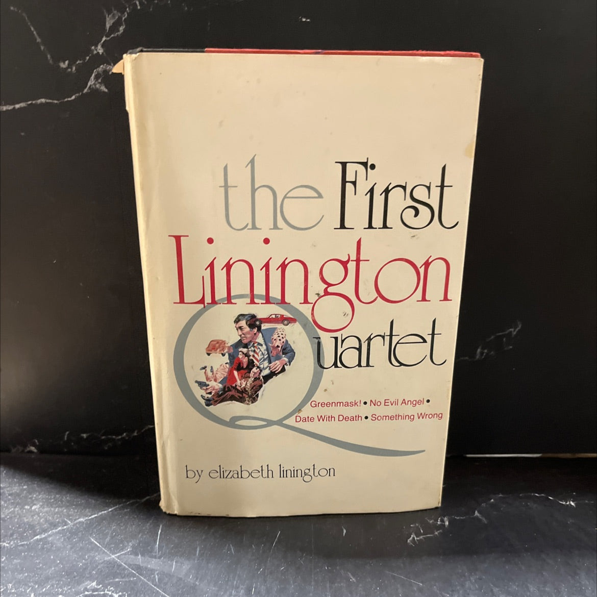 the first linington quartet greenmask! • no evil angel . • date with death something wrong book, by elizabeth image 1