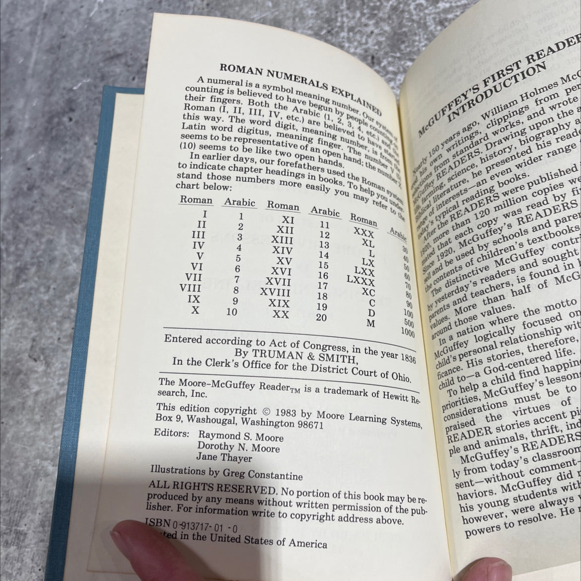 the first reader, for young children book, by william h. mcguffey, 1853 Hardcover image 3