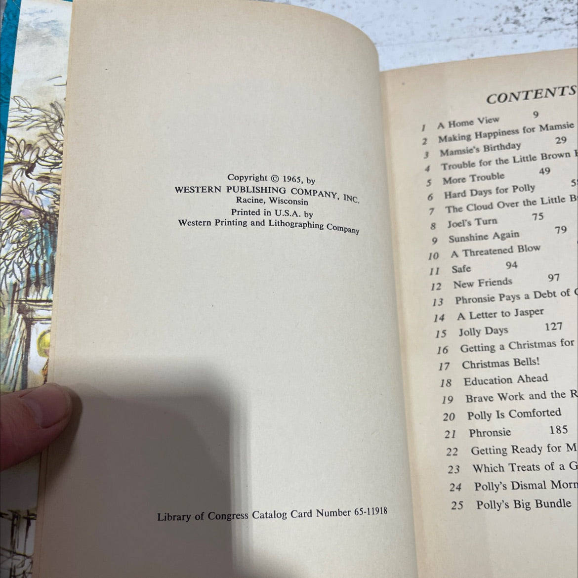 the five little peppers and how they grew book, by Margaret Sidney, 1965 Hardcover image 3