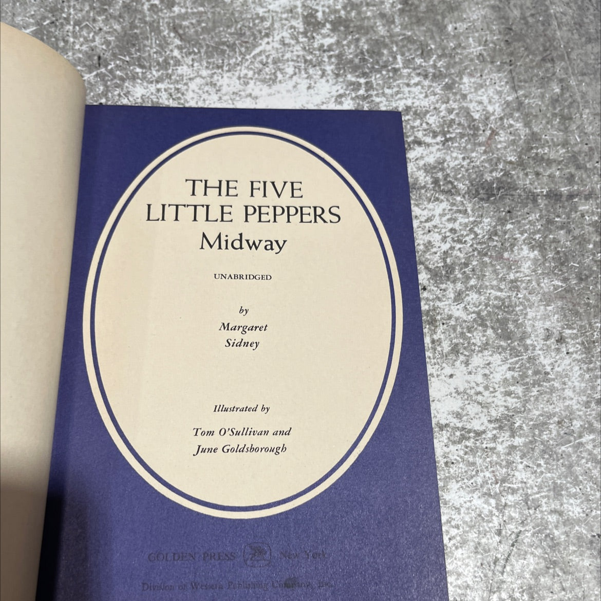 the five little peppers book, by Margaret Sidney, 1965 Hardcover image 2