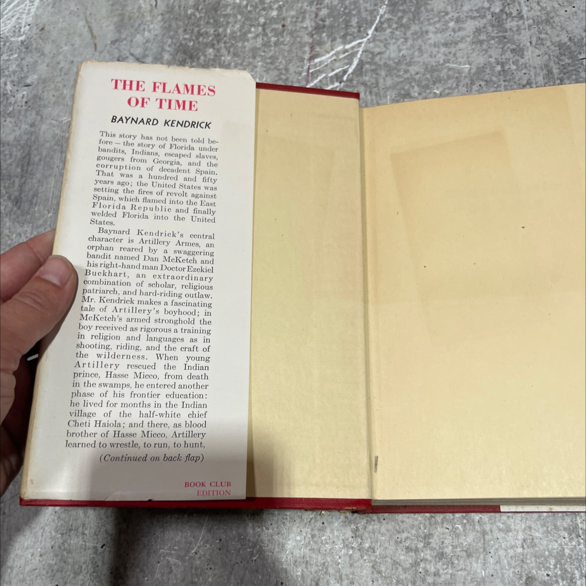 the flames of time book, by baynard kendrick, 1948 Hardcover image 4