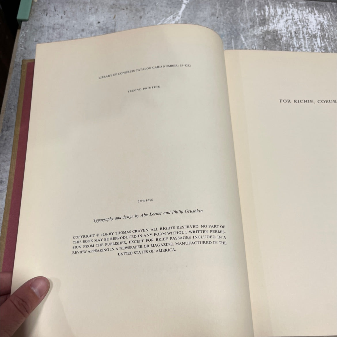 the flight into egypt book, by thomas craven, 1956 Hardcover image 3
