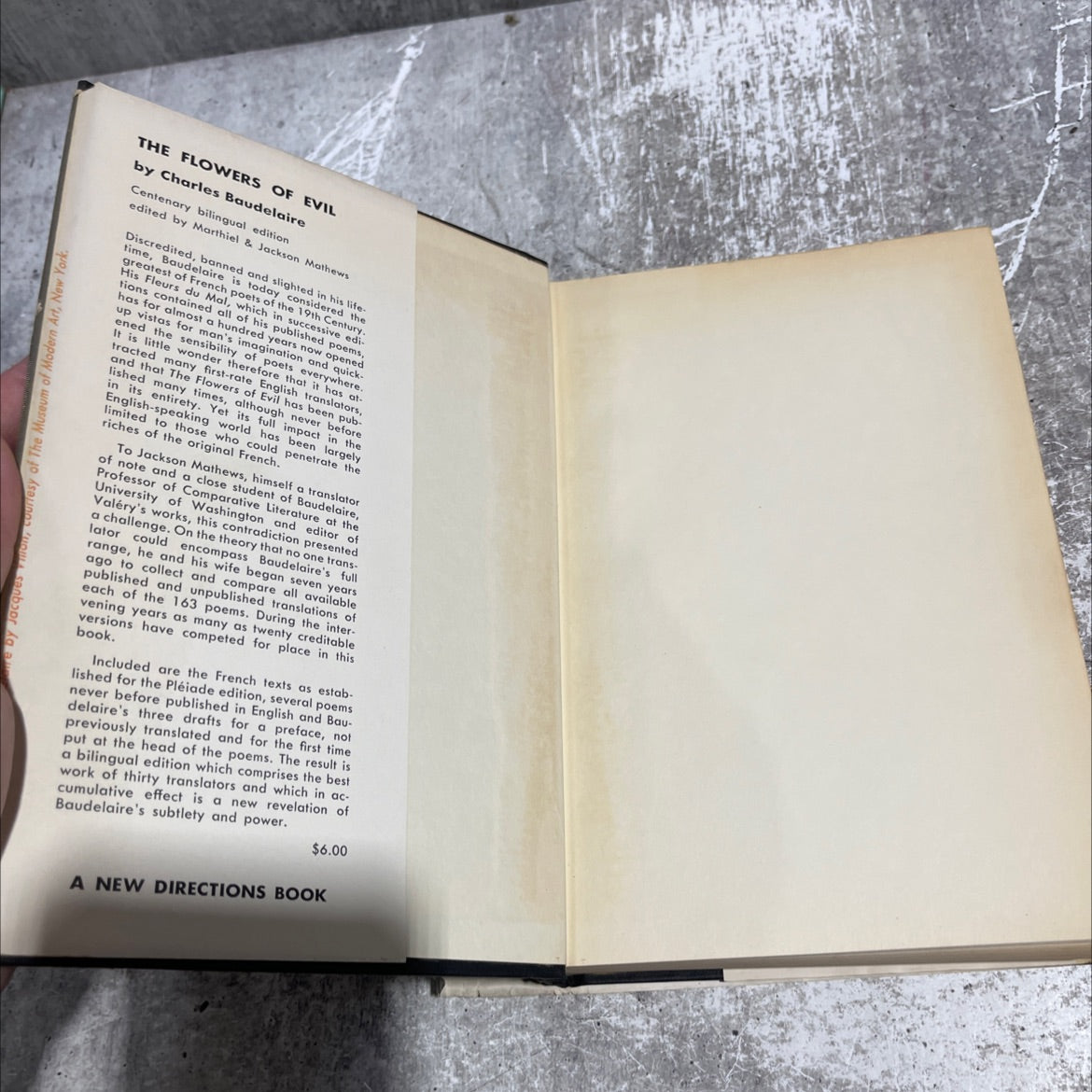 the flowers of evil book, by charles baudelaire, 1955 Hardcover image 4
