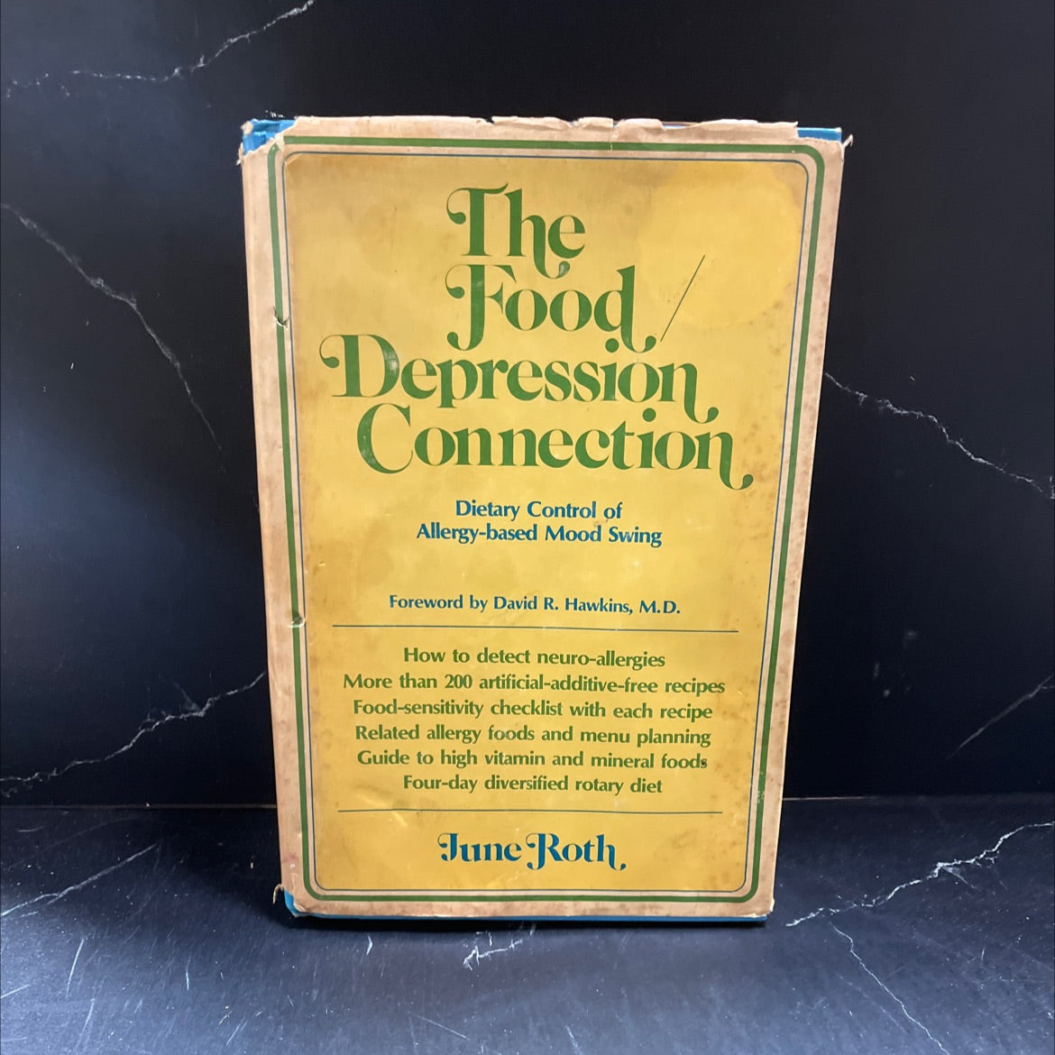 the food depression connection book, by june roth, 1978 Hardcover image 1
