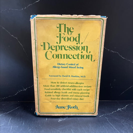 the food depression connection book, by june roth, 1978 Hardcover image 1