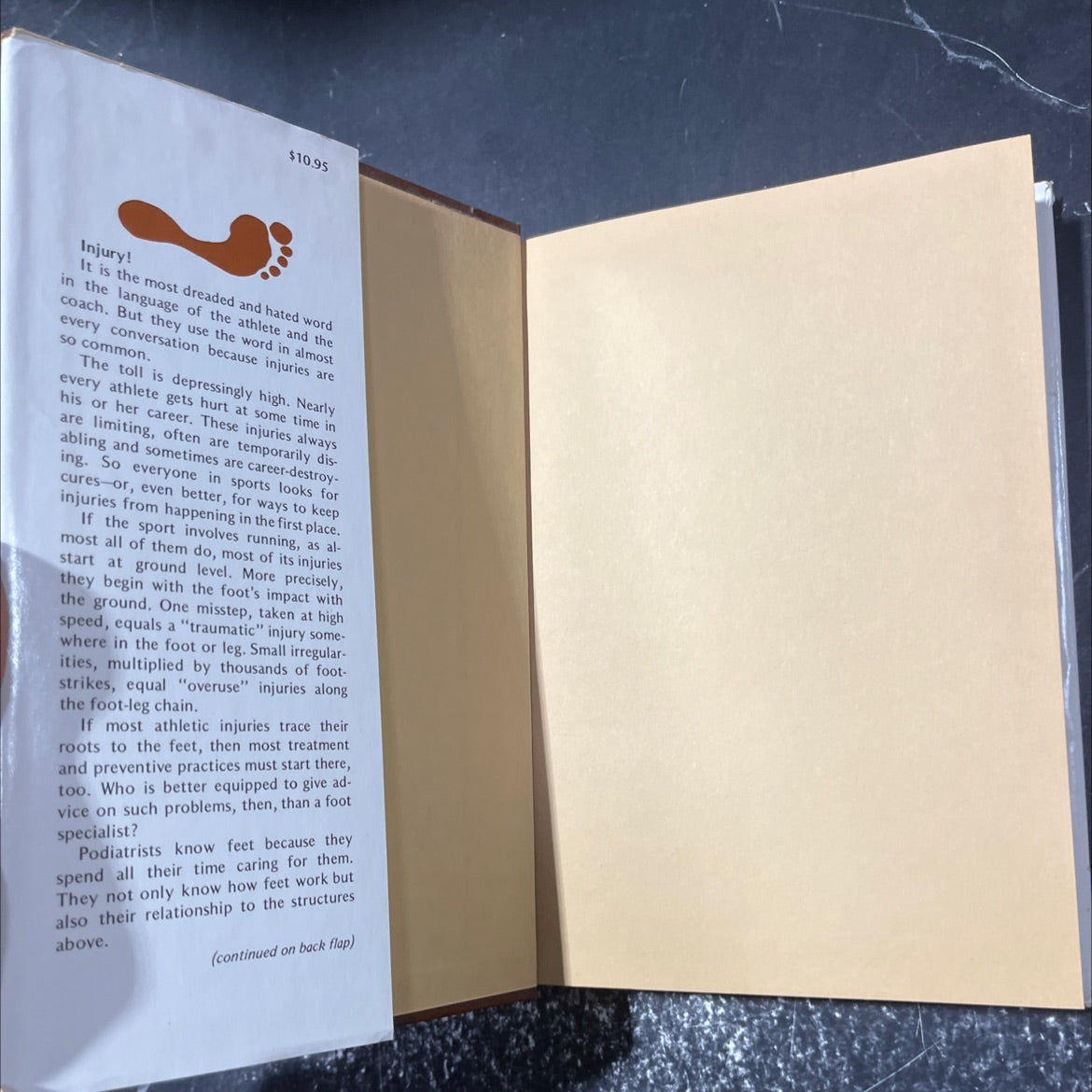 the foot book advice for athletes book, by Harry F. Hlavac, M.Ed., D.P.M., 1977 Hardcover image 4