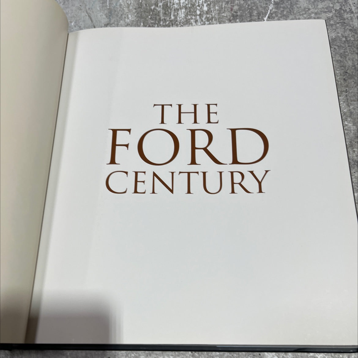 the ford century book, by unknown, 2002 Hardcover image 2
