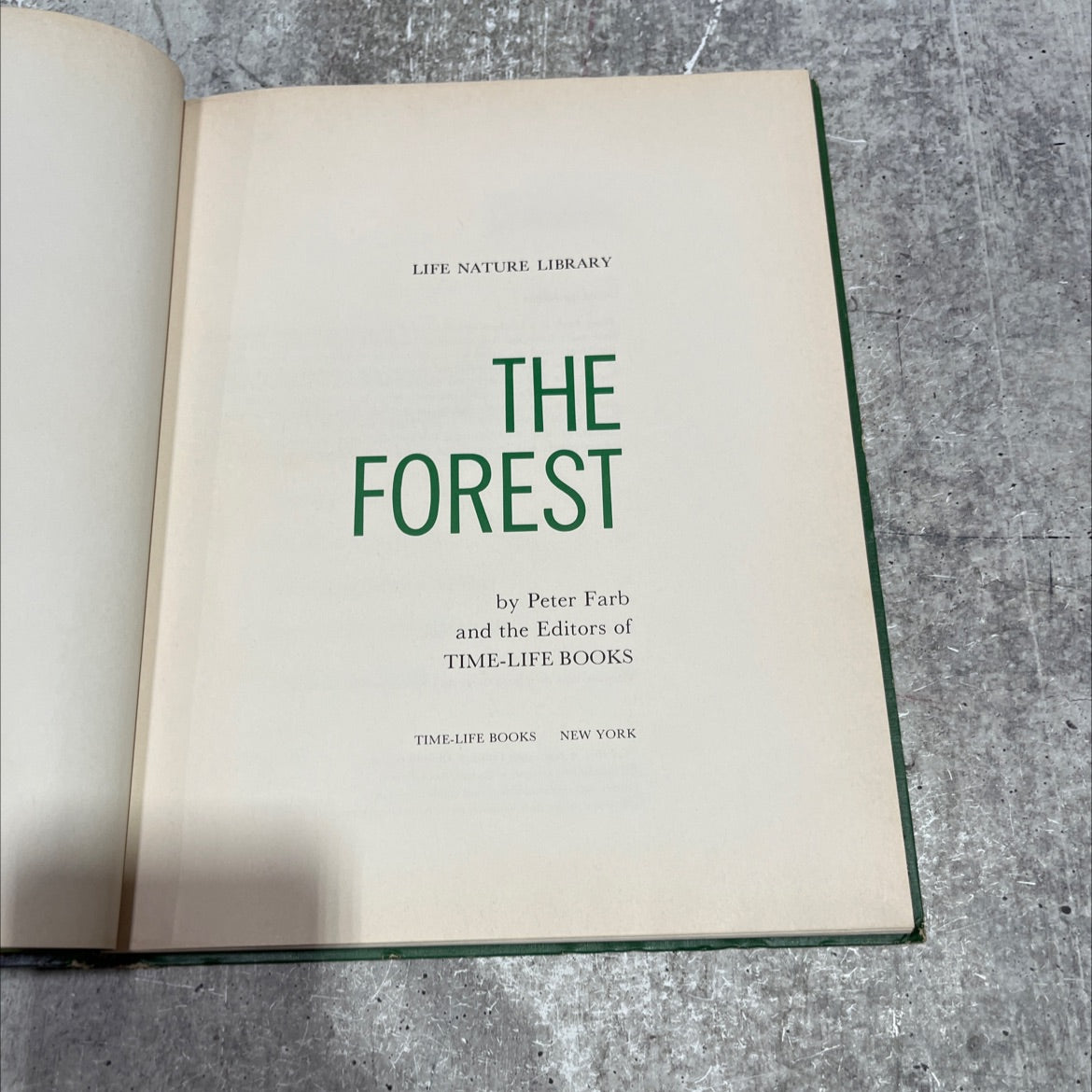 the forest book, by Peter Farb, 1967 Hardcover image 2