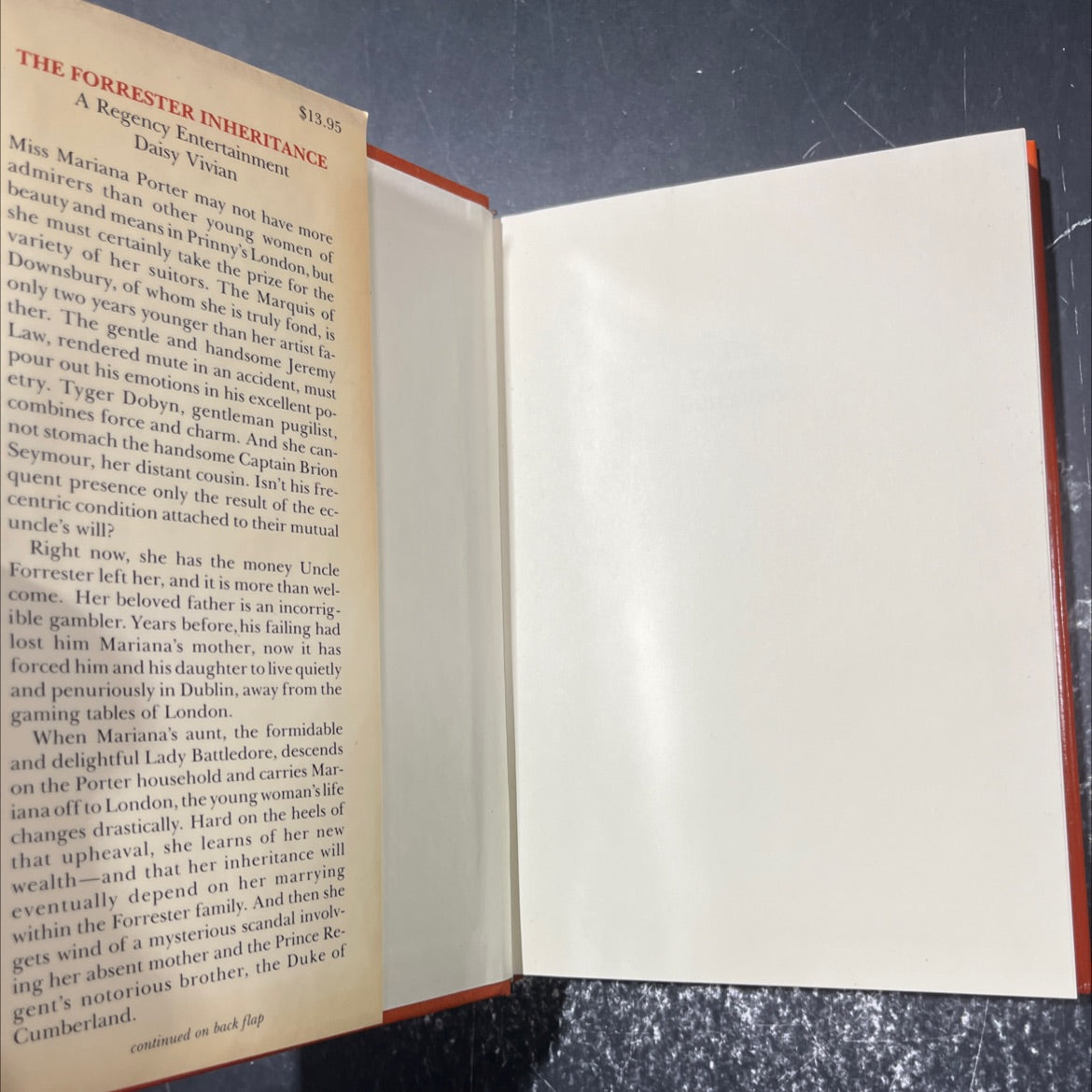 the forrester inheritance book, by daisy vivian, 1985 Hardcover image 4