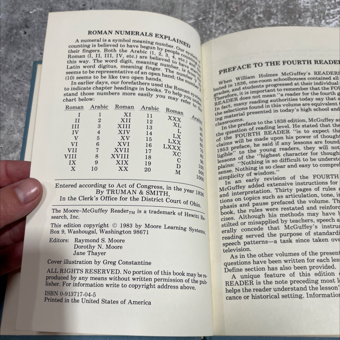 the fourth reader, for advanced students book, by william h. mcguffey, 1853 Hardcover image 3
