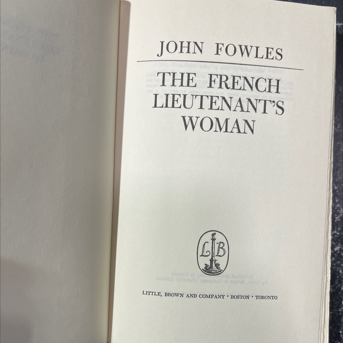 the french lieutenant's woman book, by john fowles, 1969 Hardcover image 2