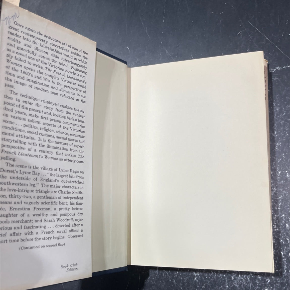 the french lieutenant's woman book, by john fowles, 1969 Hardcover image 4